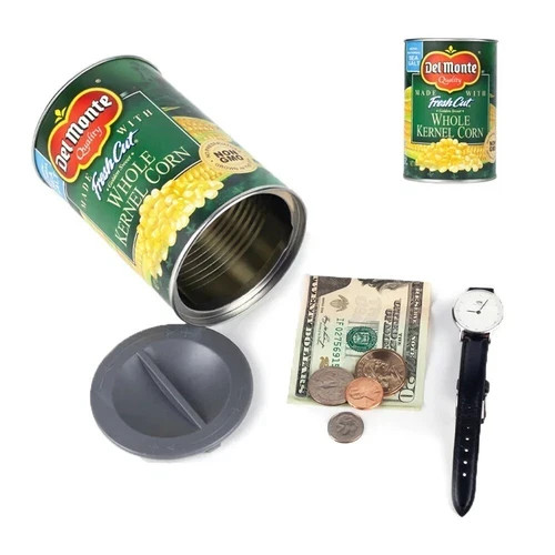 Fake Corn Can Hidden Compartment – Secret Stash Safe Container for Storage