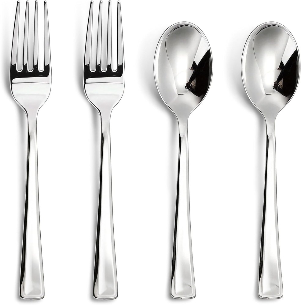 Sier Plastic Sierware, Heavy Duty Disposable Cutlery Set, Includes