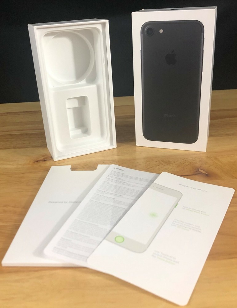 Original OEM Apple iPhone 7 Black 32 GB BOX TRAY ONLY - iPhone 7 EMPTY BOX
