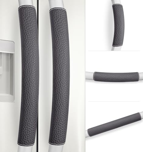 Refrigerator Handle Covers PCS, Adjustable Appliance Handle 5 Charcoal Black