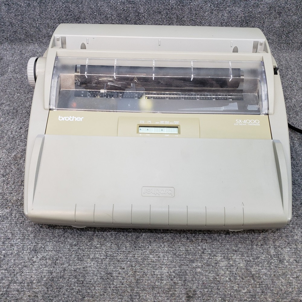 Brother SX-4000 LCD Digital Display Electronic Typewriter Tested
