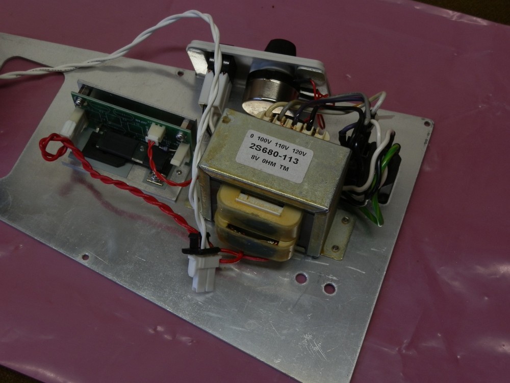 Nikon Microscope E200 LED Power Supply, Lamp, Switch and Rheostat Assembly