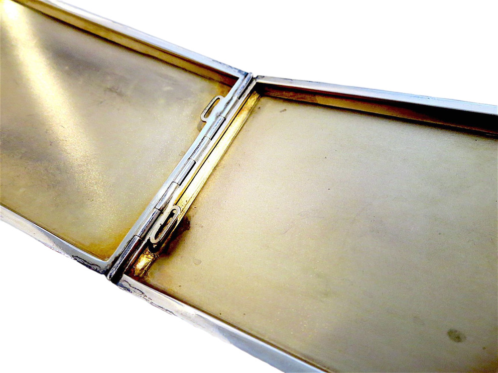 SILVER Art DECO - ANTIQUE Box Or CASE Signed