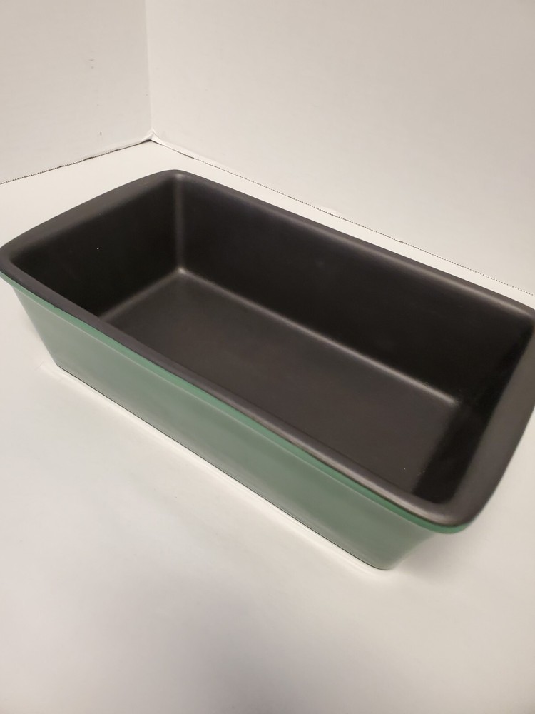 Stoneware Forest Green Loaf Pan Oversized