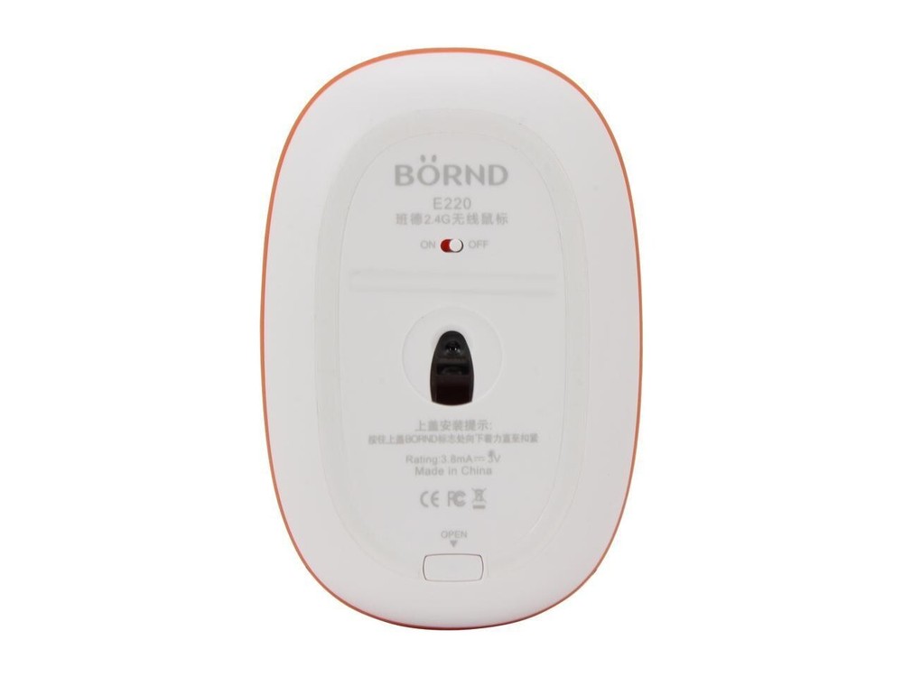 BORND E220 Bluetooth 2000 DPI Ambidextrous Wide-Rainbow mice