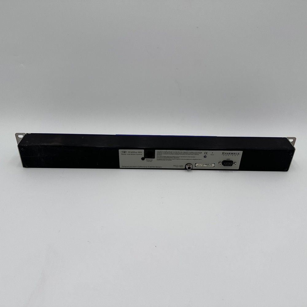 Ensemble Designs BrightEye 5835 Router and Action Control Panel