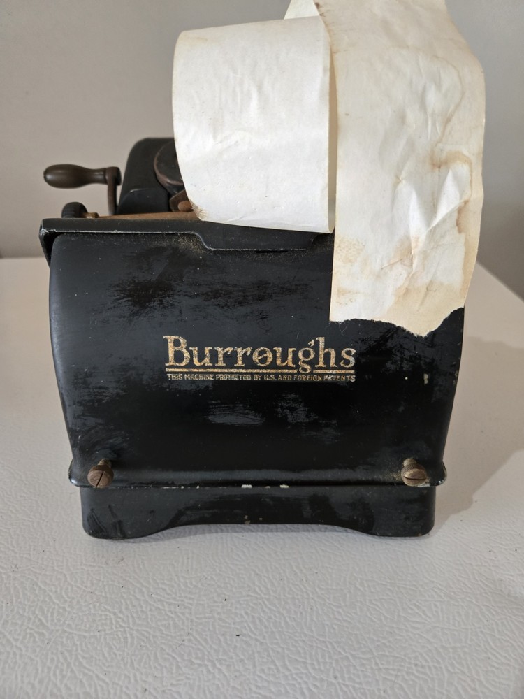 Antique Burroughs Class 3 Adding Machine