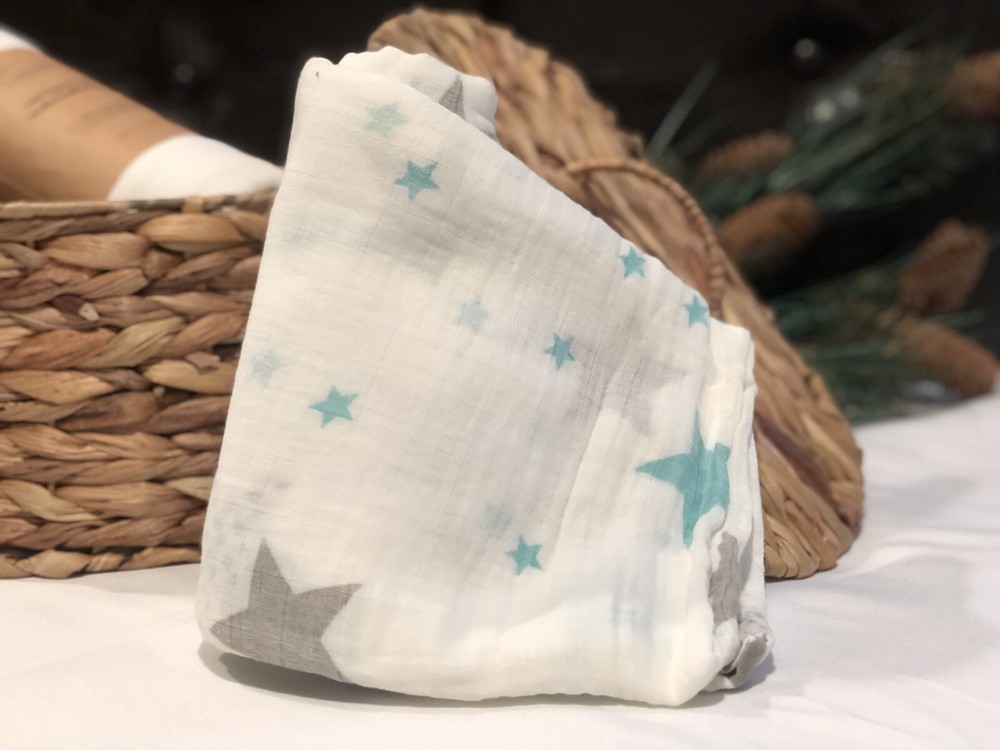 Cotton Cloud ** Muslin Swaddle Blanket 100% ORGANIC Cotton