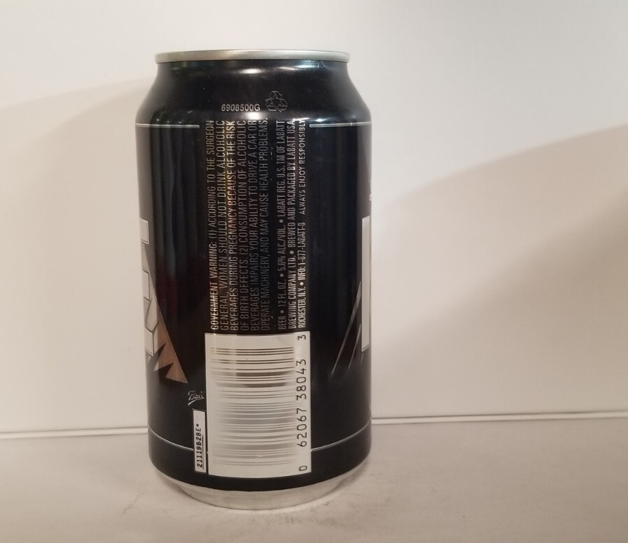 Labatt Ice Bottom Opened
