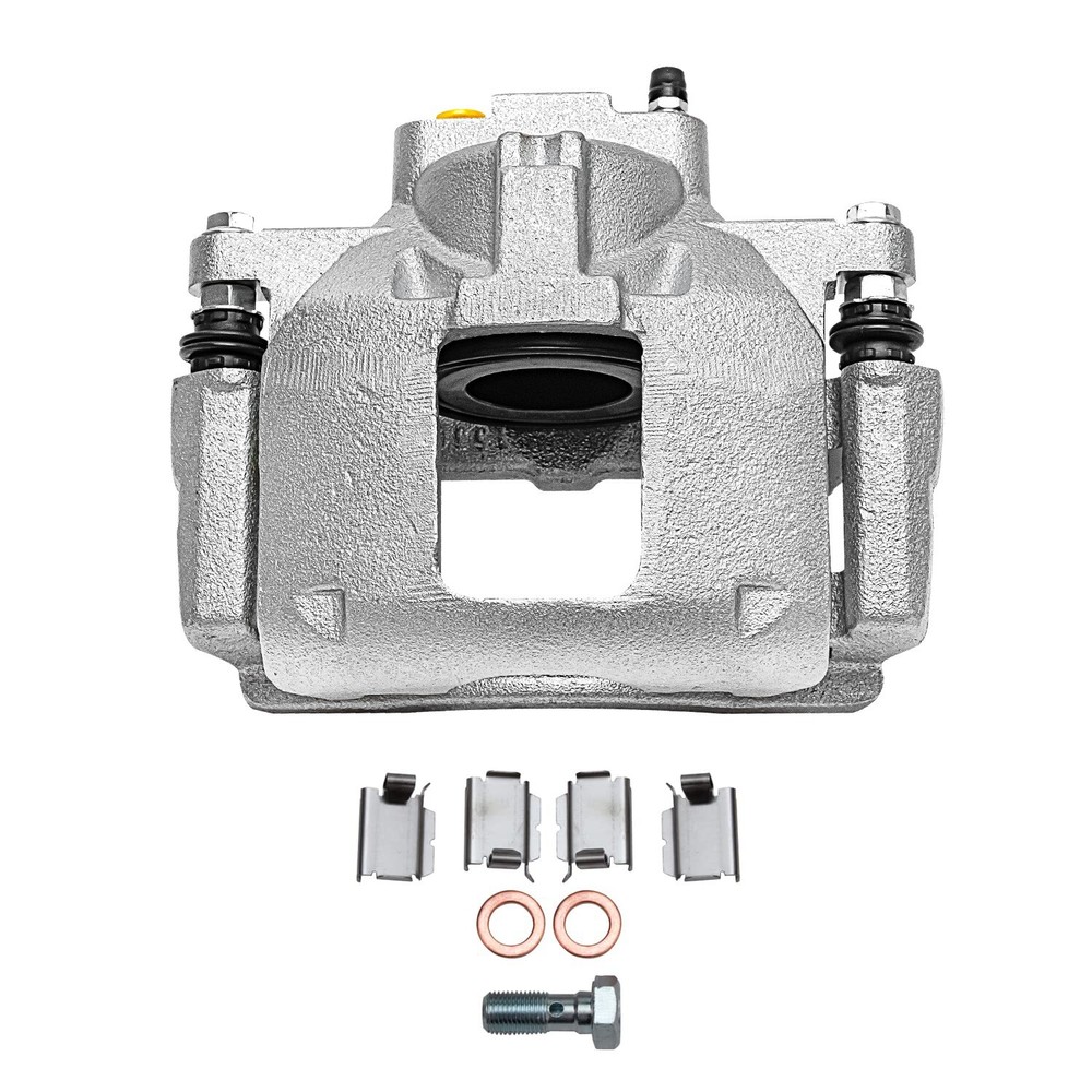 Pair Front Disc Brake Calipers w/ Bracket for 2009 2010 2011 2012 Dodge Journey