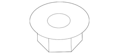 OEM NEW Ford Trans Mount Nut -W709771-S440