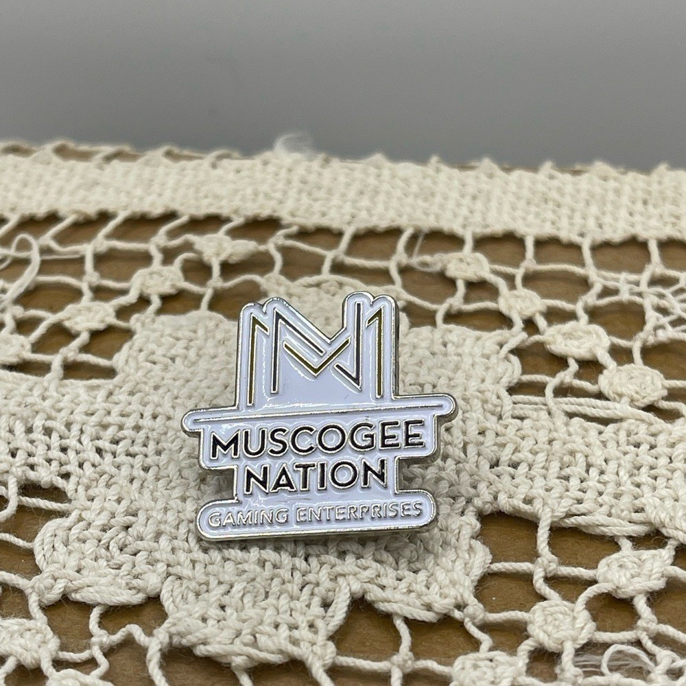 Muscogee Nation Silver Lapel Pin