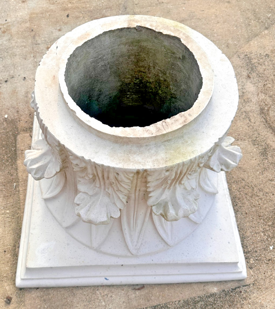NOS - 4 Corinthian Architectural PolyStone 18" Column Capitals – Load-Bearing