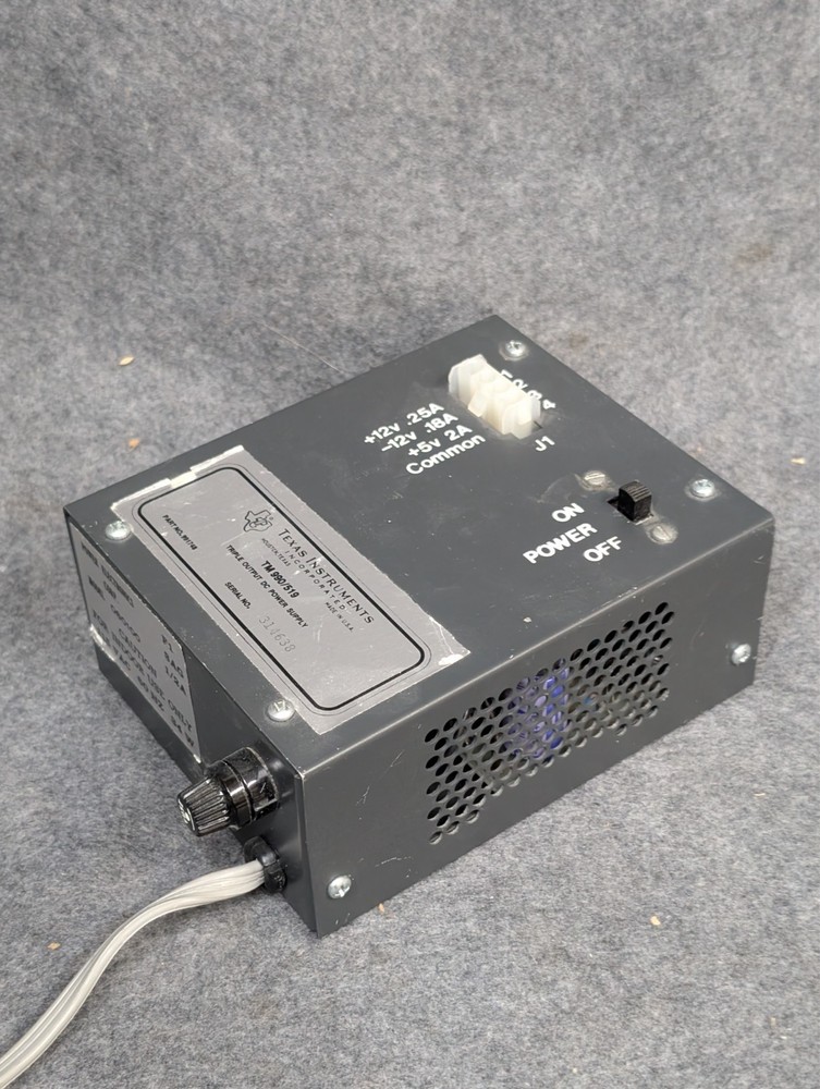 Texas Instruments TM990/519 Vintage Computer DC Power Supply
