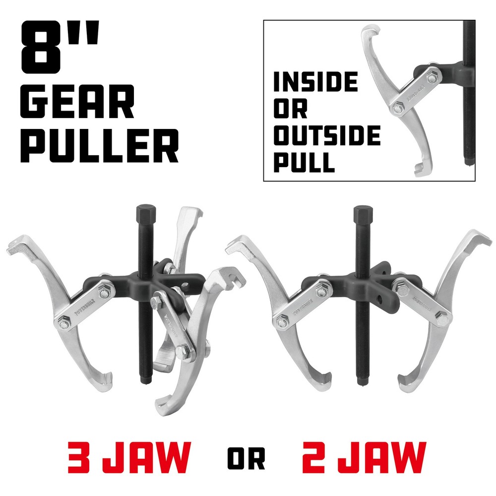 Powerbuilt 8 Inch Gear Puller - 648721