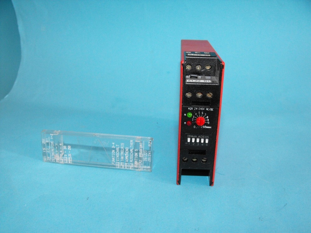 ACS Contsys MZA SEC.Multi Function Time Relay 0.1s -250sec.USED