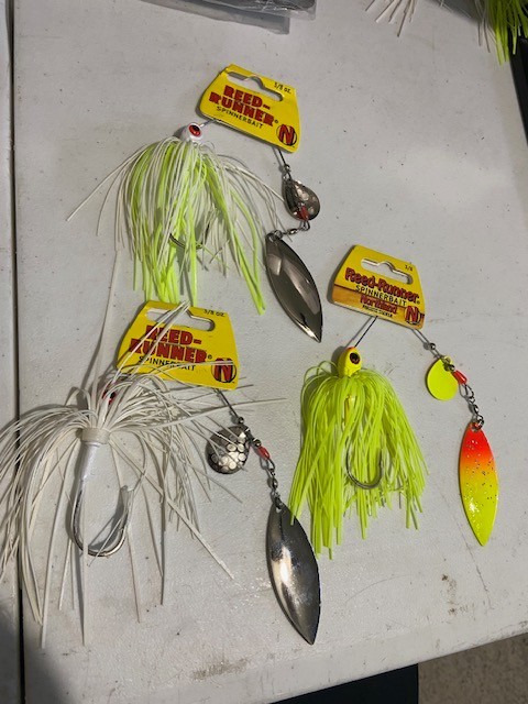 3 - Northland, Reed-Runner Spinner Baits, 3/8 oz.
