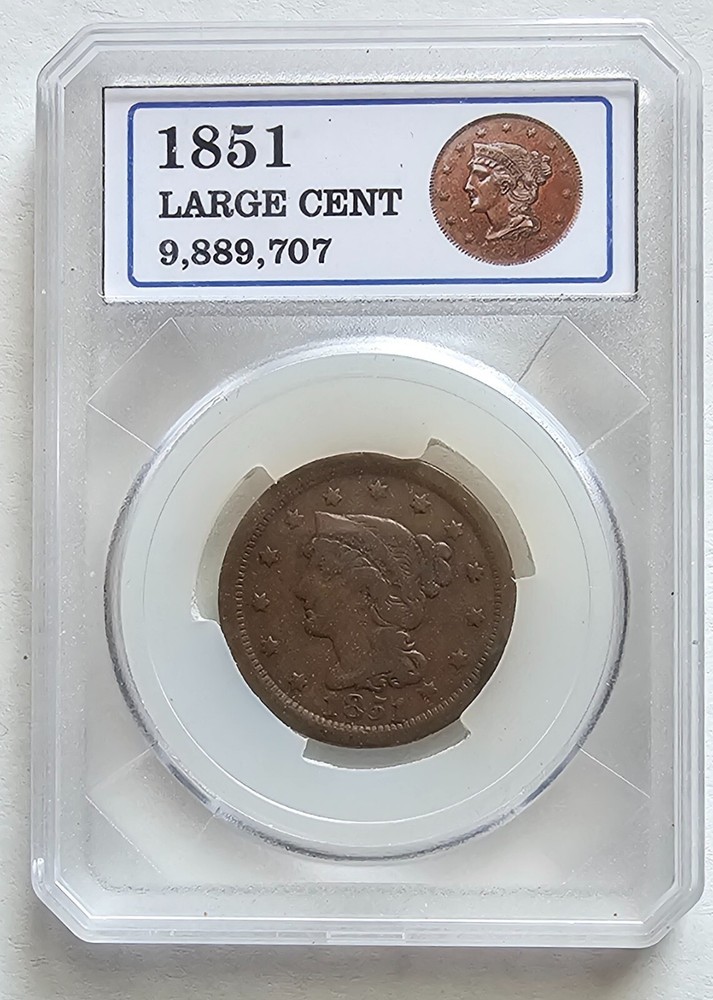 1851 LARGE US CENT CIRCULATED