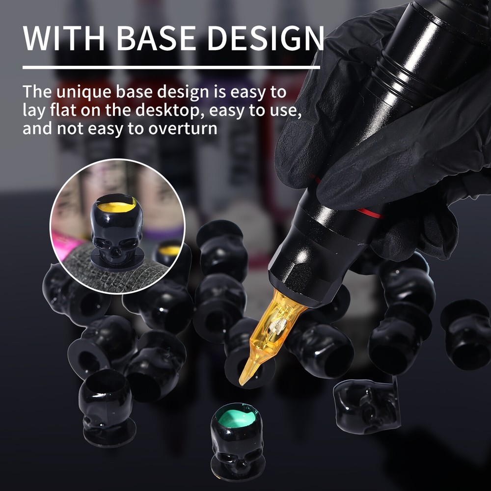 Coreless Motor Tattoo Gun Wireless Tattoo Machine Beginner Complete Kit 1200mAh