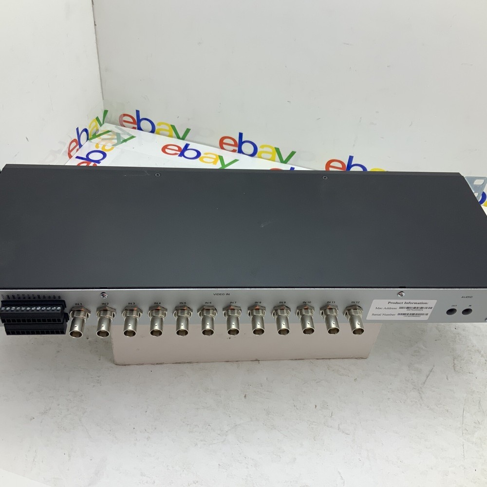 Verint Nextiva S1712E 12-Port CCTV Networked IP Video Server Encoder S1712e-T 👍