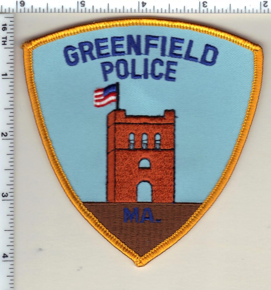 Greenfield Police (Massachusetts) Shoulder Patch  new from 1992