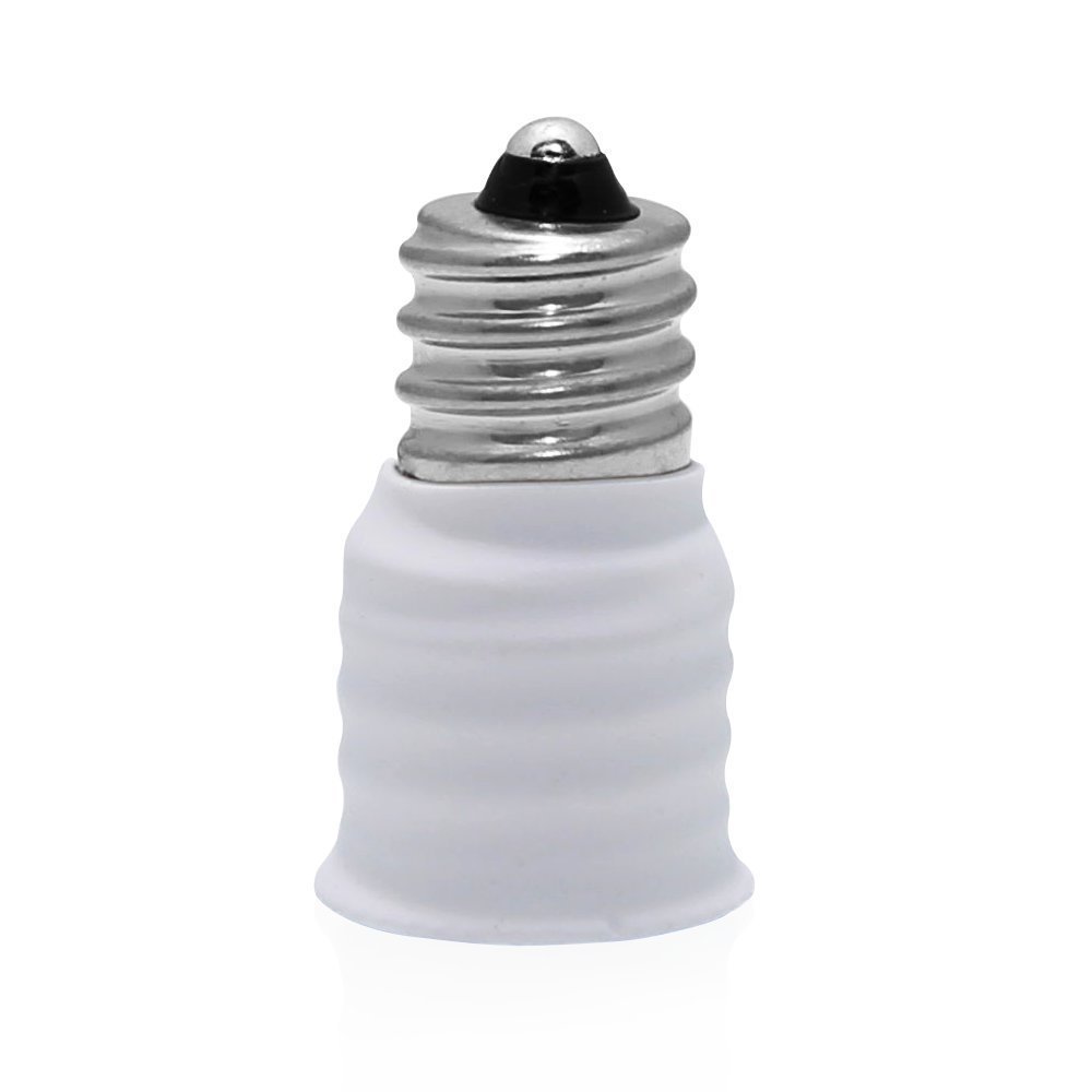 10PC E12 to E14 Smaller Socket Base LED Bulb Lamp Light Adapter Converter Holder