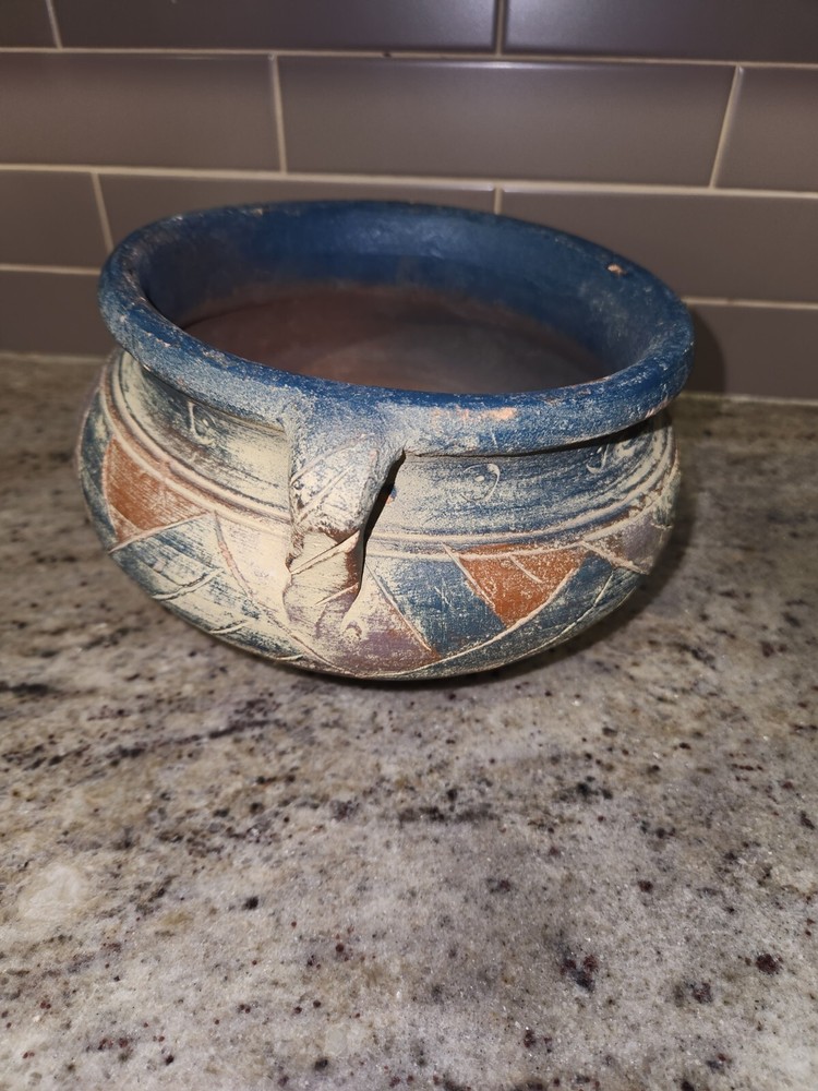 Vintage Hand Thrown Clay Pot