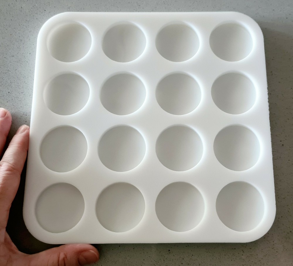 Flat Disc Pendant Silicone Mold AU