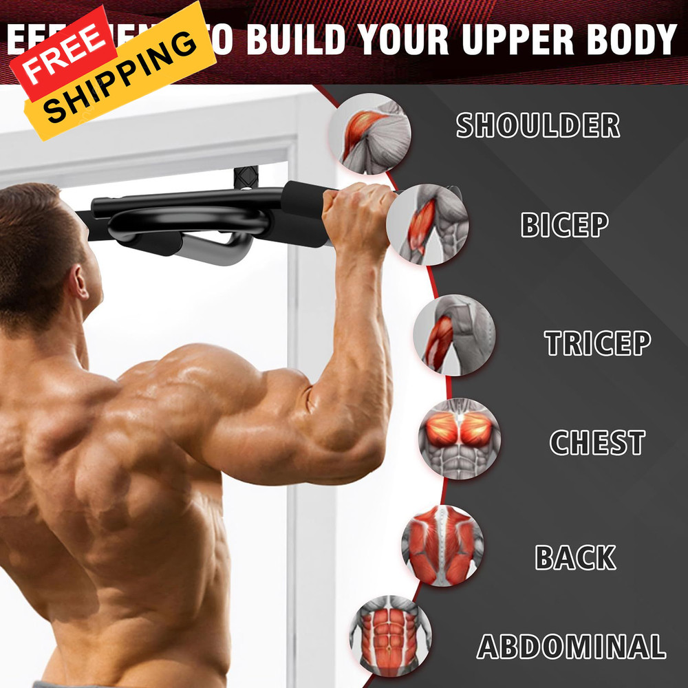 Pull Up Bar for Doorway - Multi-Grip Chin Heavy Multi Grip