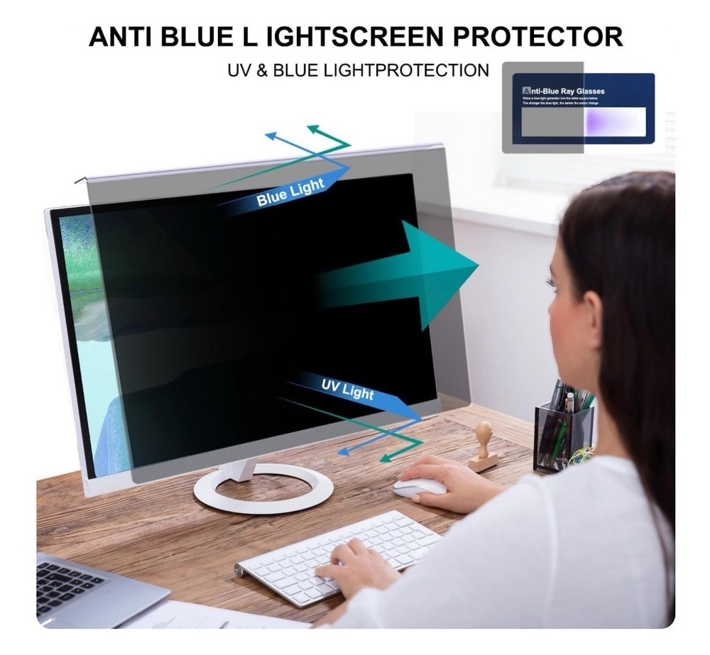 Hanging 21-22 Inch Computer Privacy Screen Filter