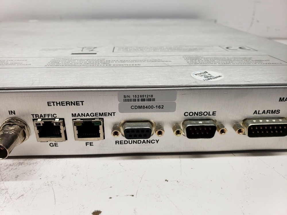 COMTECH EF DATA CDM-840 REMOTE ROUTER ADVANCED VSAT SOLUTIONS CDM840-242