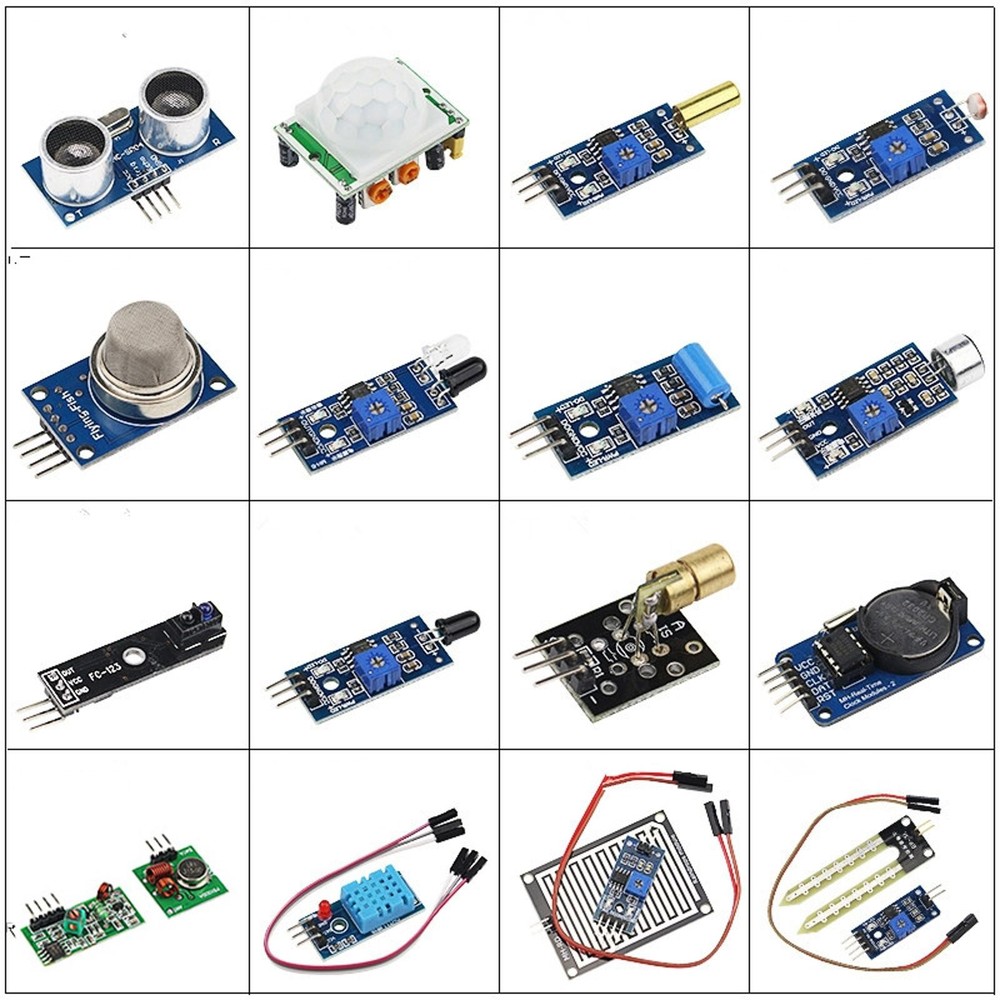 16 Pcs Sensors Module Package For Raspberry Pi 3 For Raspberry Pi 2 Model B