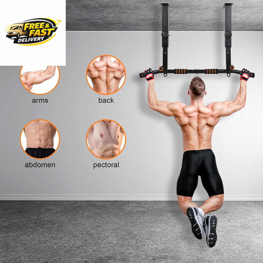 Height Adjustable Pull up Bar, Heavy Duty Pull up Bar, Barmount, Ceiling Mount,