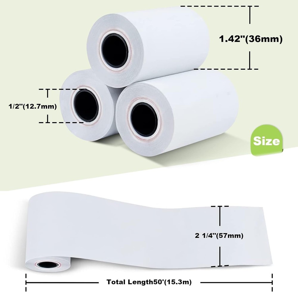 Thermal Paper Bulk Pack - 100 Rolls, 2-1/4" x 50'