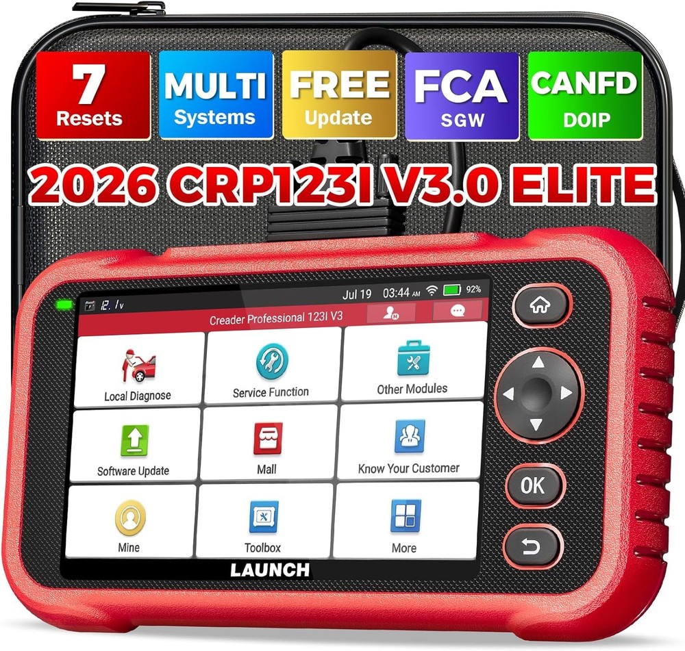 LAUNCH CRP123I V3.0 OBD2 Scanner ABS SRS TCM Engine Code Reader Car Diagnostic