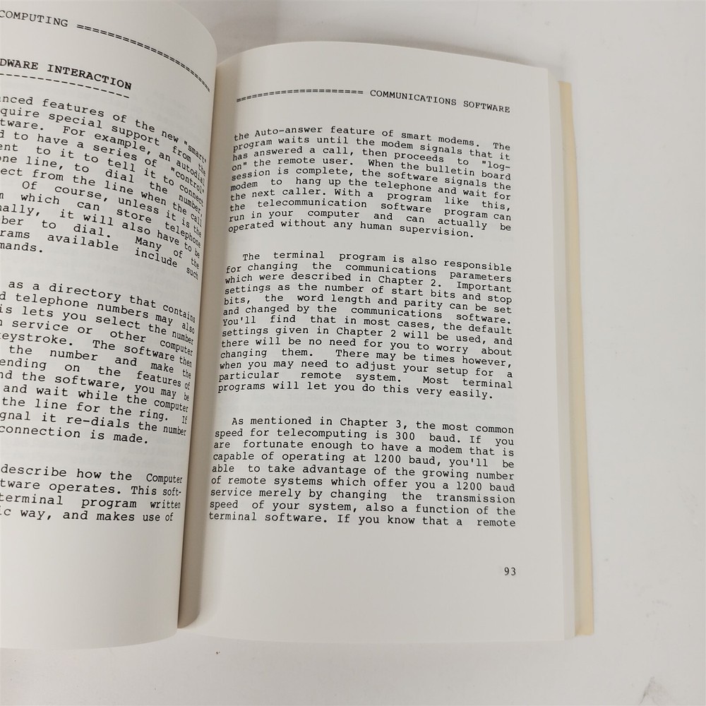 Vtg 1984 Rare 1-Hour Telecomputing Crash Course On-Line Computer Communications