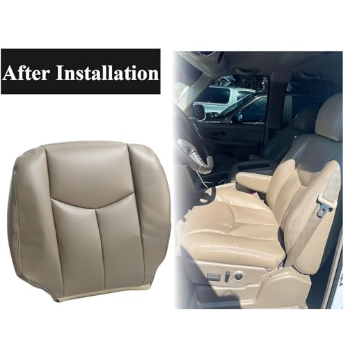 Front Driver Side Bottom Replacement Seat Cover Medium Neutral Tan Medium Tan