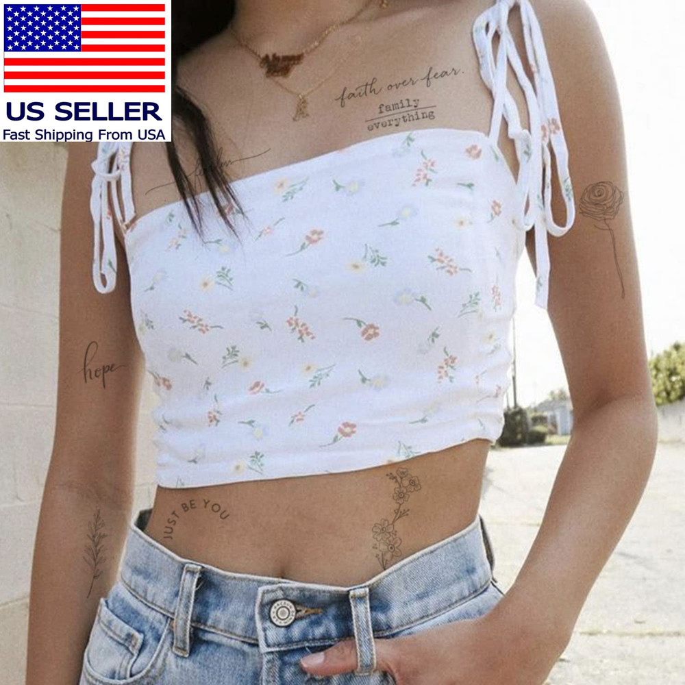 Realistic Temporary Tattoos - 60 Sheets Tiny Small Removable Tattoos, 30 Pcs Ins