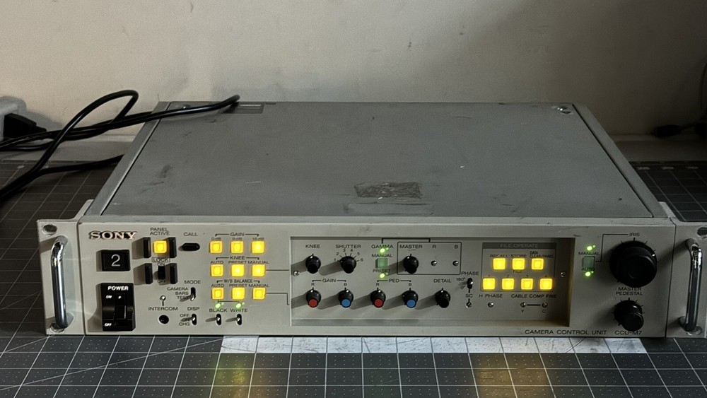 Sony Camera Control Unit CCU-M7 USED Vintage AC120V Working Pull See Pics 🔥🔥