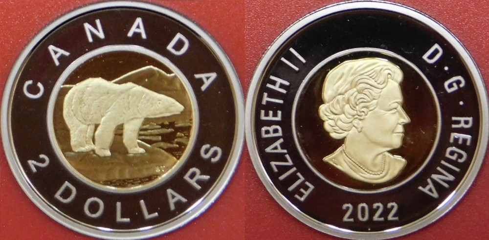Proof 2022 Canada 2 Dollars From Mint's Set