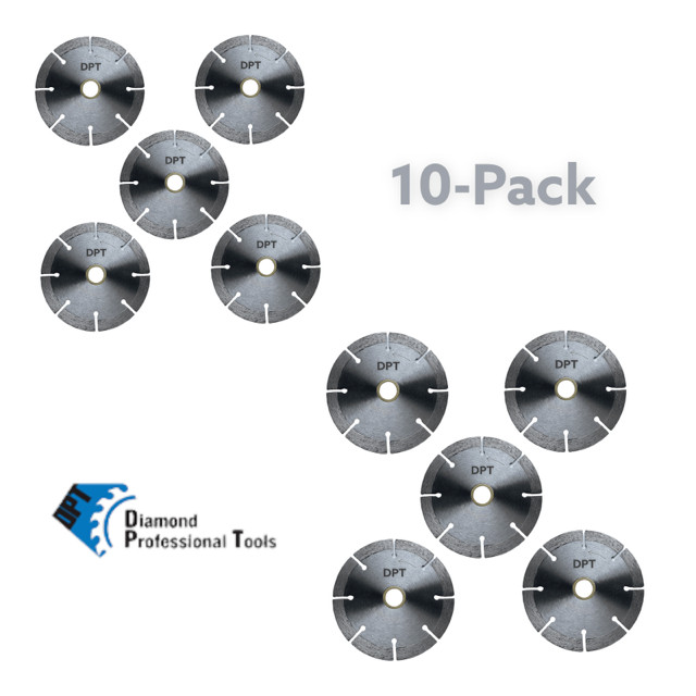 10 Pack 4.5" Diamond Saw Blade Segmented for Concrete Bricks Blocks Masonry