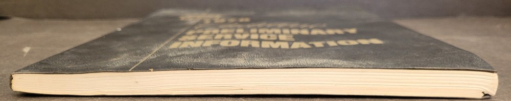 1978 Cadillac Preliminary Service Information Manual
