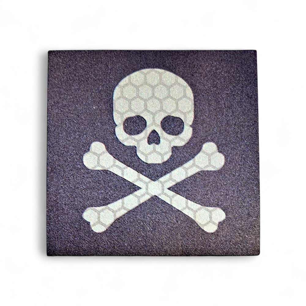 IR Patch 2x2" Skull & Cross Bones