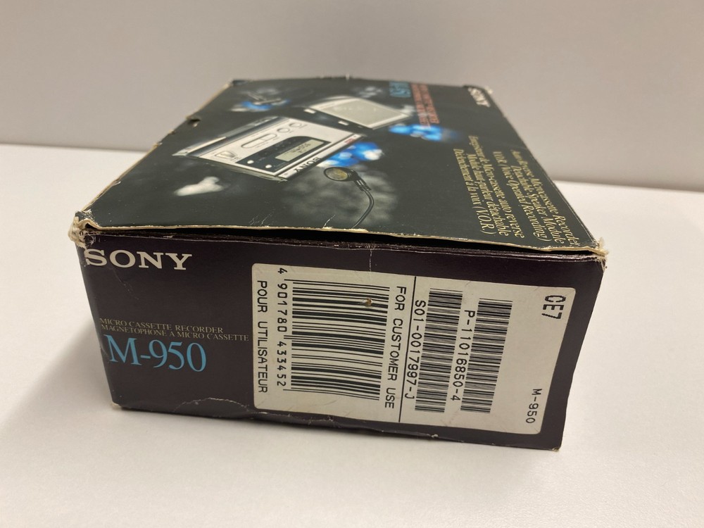 Sony M-950 Micro Cassette Recorder with Detachable Speaker Module