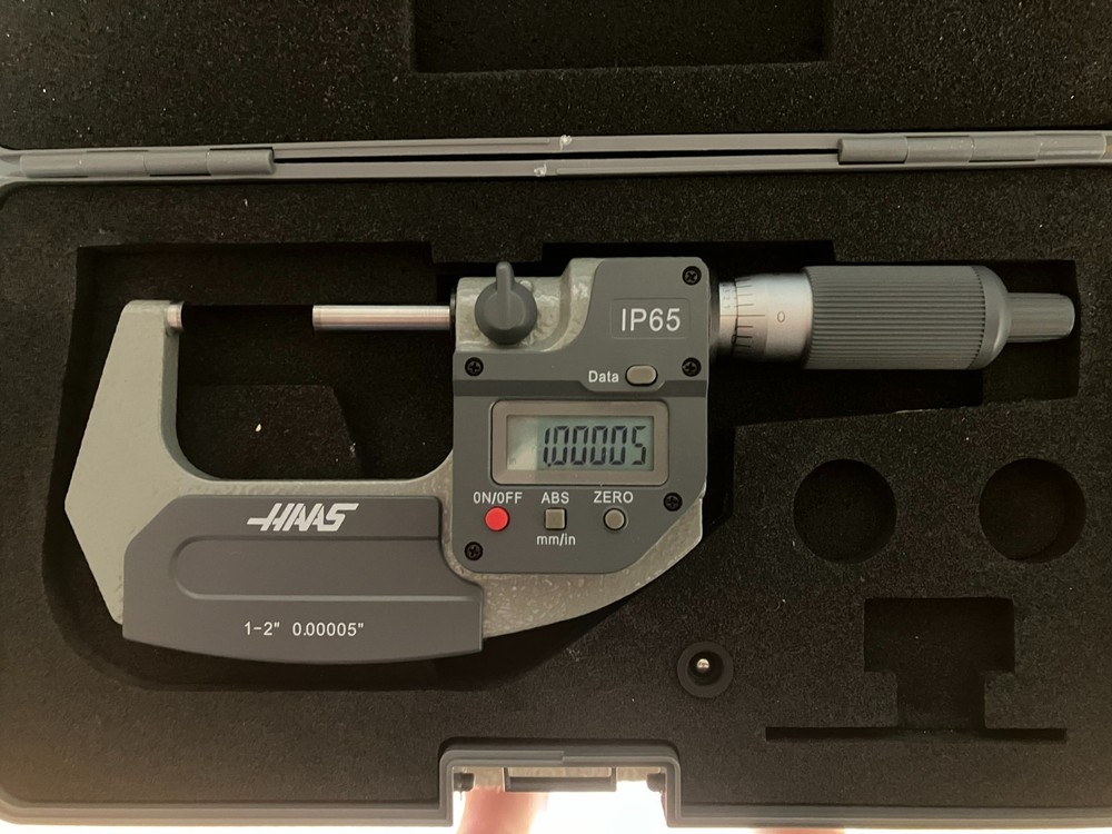 HAAS 1-2 ELECTRONIC OUTSIDE MICROMETER