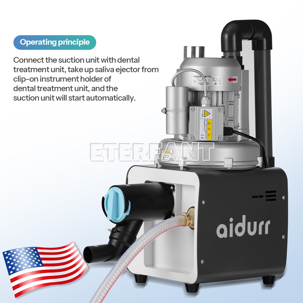 Dental Electric Suction Machine Variable Frequency Suction Machine Semi-Dry Type
