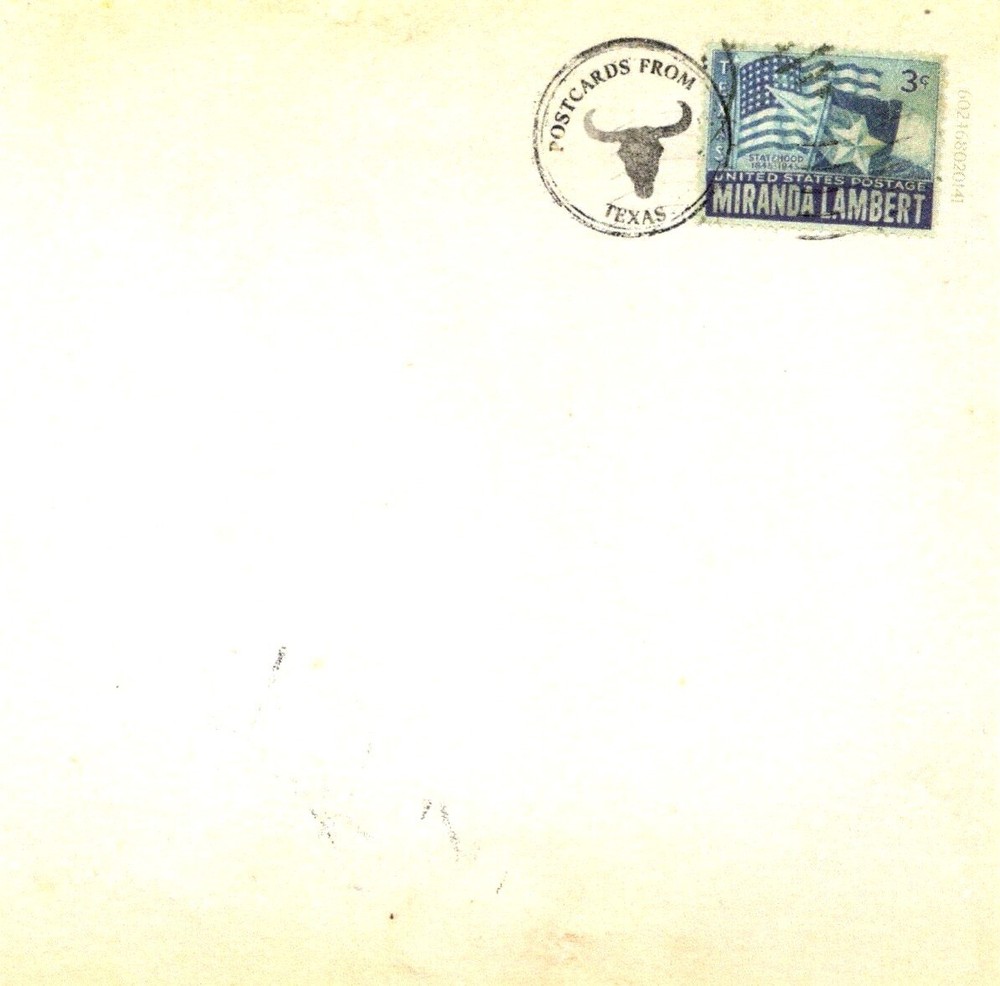 MIRANDA LAMBERT CD POSTCARDS FROM TEXAS WITH AUTOGRAPHED MINI POST CARD INSIDE