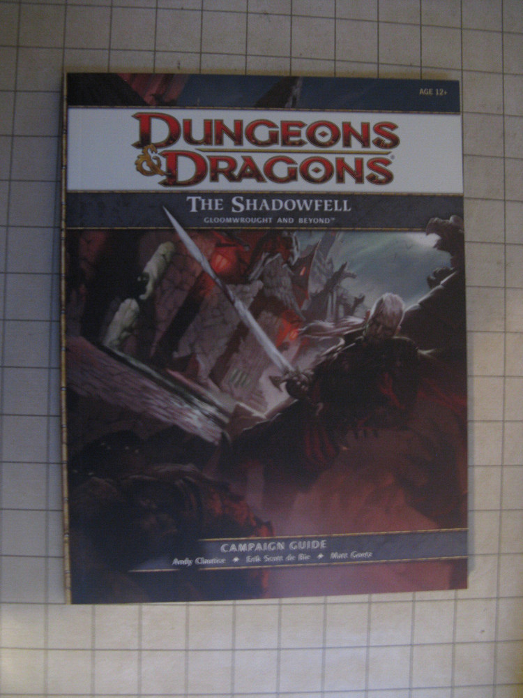 WOTC D&D 4e SHADOW FELL - Campaign Guide Only! VG+