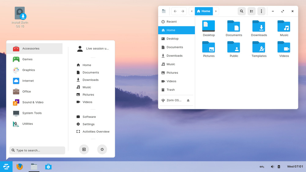 Zorin OS 17.3 CORE USB 64 Bit Drive | Latest Version Linux Bootable Live/Install