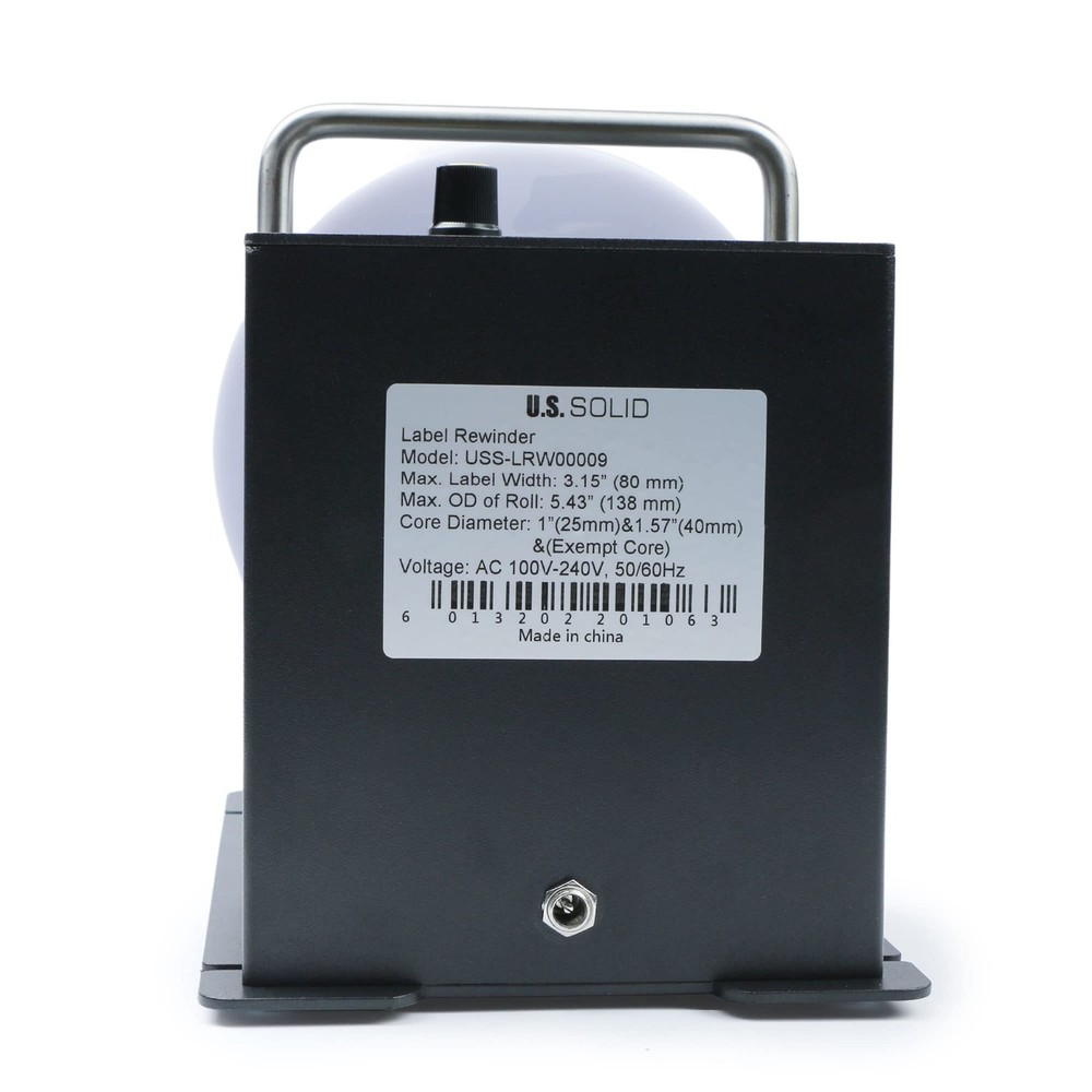 U.S. Solid Automatic Label Rewinder 3.15 in Width 5.43 in Roll Diameter